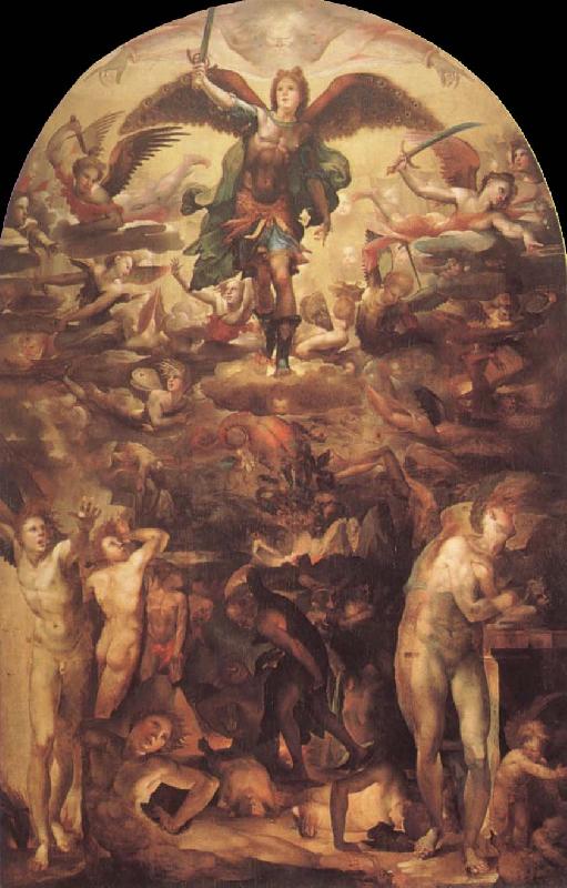 Domenico Beccafumi Anglarnas large oil painting picture